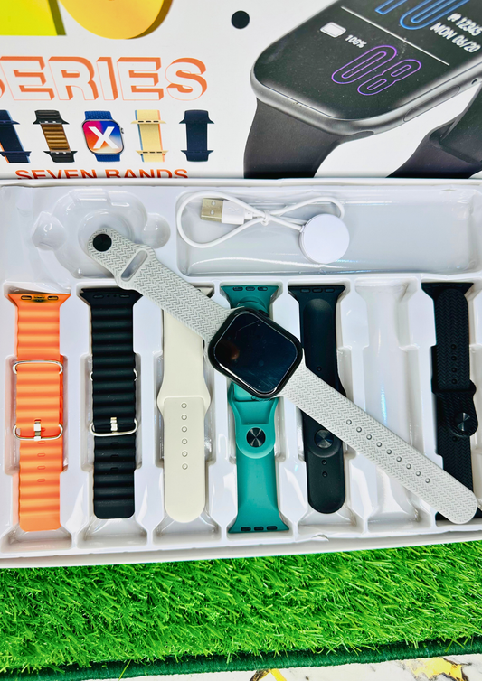 LTM-M900 Smart Watch 10 Series — 2.3” Full Screen AMOLED + Wireless Charging