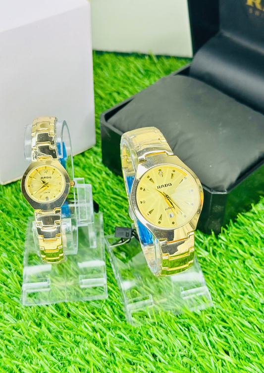 Rado Gold Jubilee Couple Watch Set – The Signature of Luxury