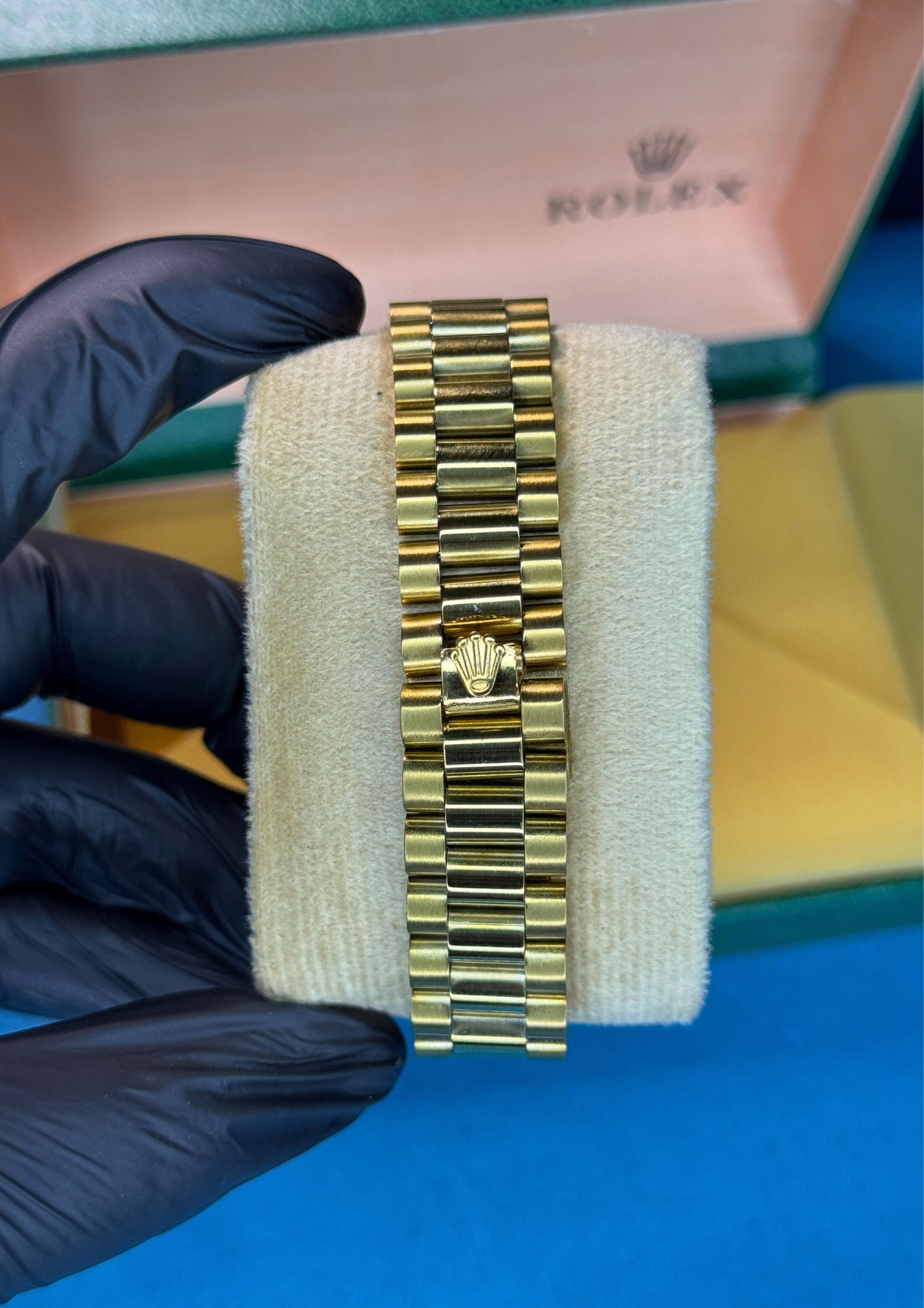 Gold Automatic Watch – Open-Heart Dial