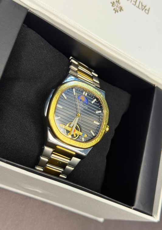Patek Philippe Geneve – Two-Tone Gold & Silver Automatic Watch