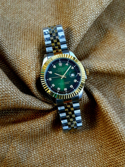 Rolex Datejust 36 – Green Dial | Two-Tone Jubilee
