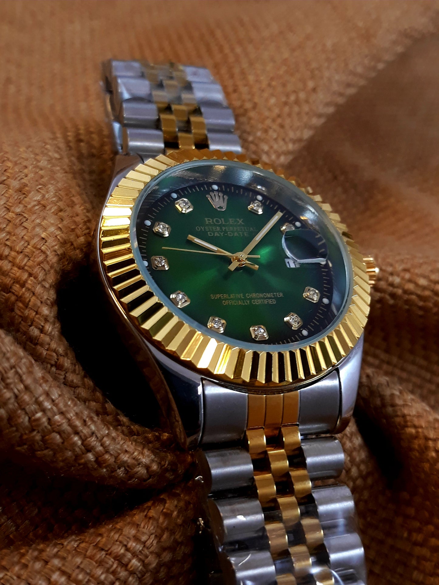 Rolex Datejust 36 – Green Dial | Two-Tone Jubilee