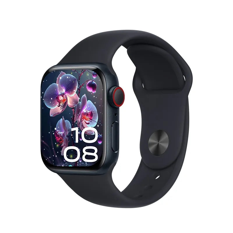 T-Watch X Max Series 10 (2 Straps)– AMOLED Full Display Smartwatch (Black Edition)