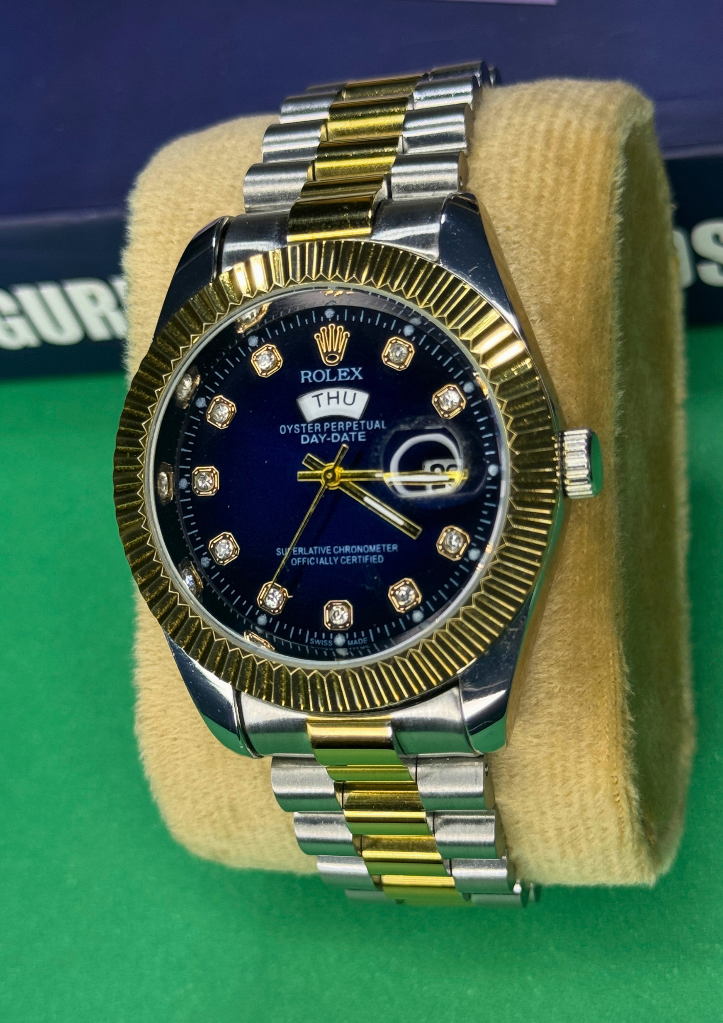 Rolex Oyster Perpetual Day-Date – Midnight Blue Elegance