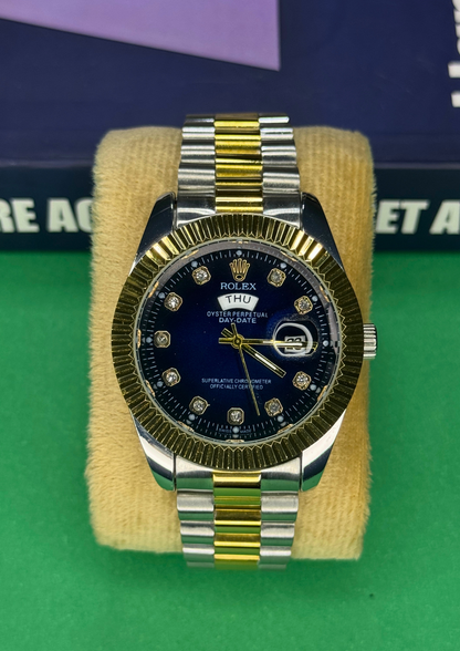 Rolex Oyster Perpetual Day-Date – Midnight Blue Elegance