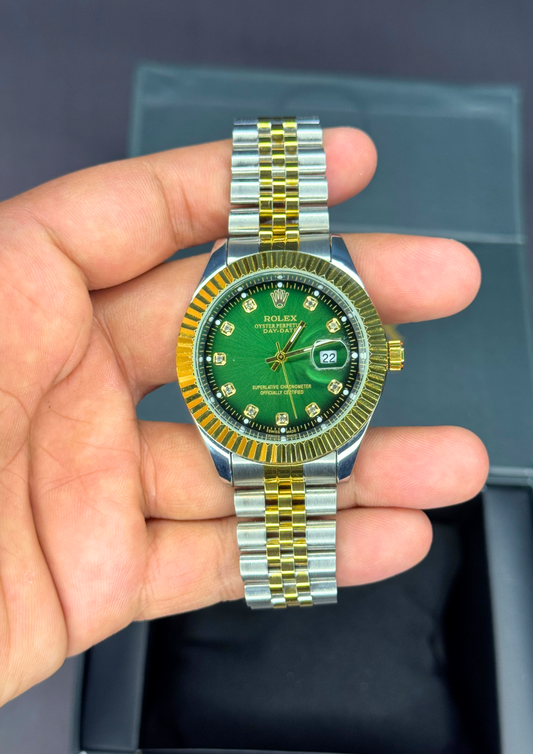 Rolex Datejust 36 – Green Dial | Two-Tone Jubilee