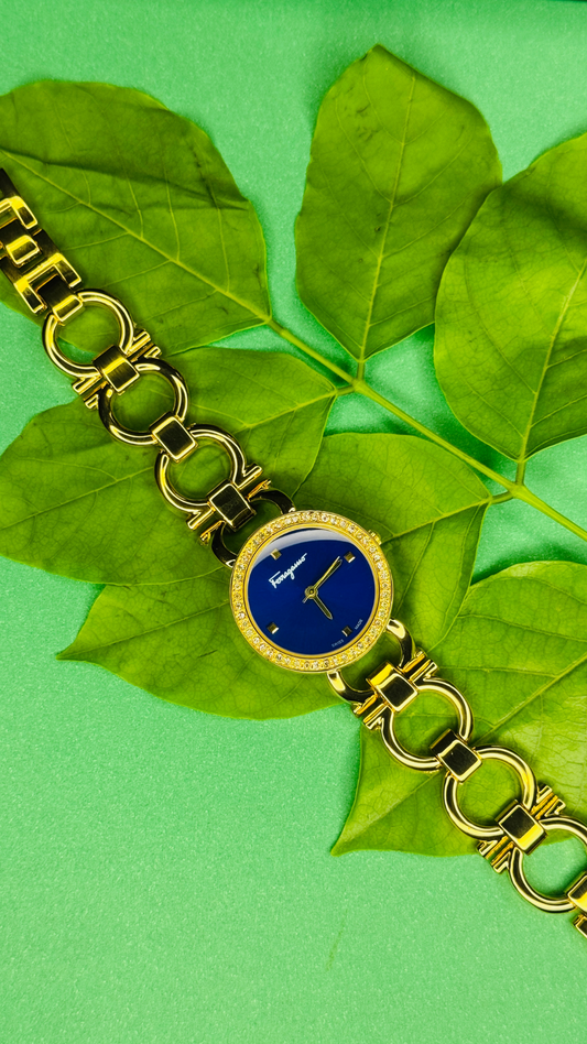 Royal Elegance - Blue & Gold Luxury Women’s Watch