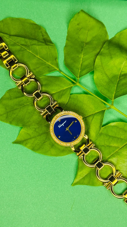 Royal Elegance - Blue & Gold Luxury Women’s Watch