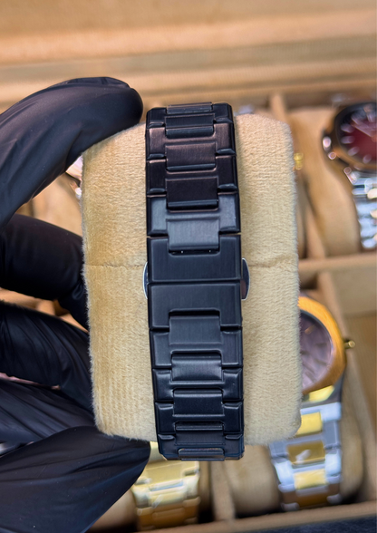 Bestwin Emerald Green Dial Watch – Matte Black Edition