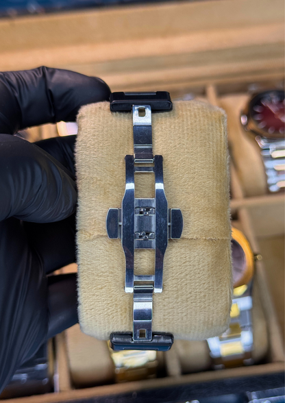 Bestwin Emerald Green Dial Watch – Matte Black Edition