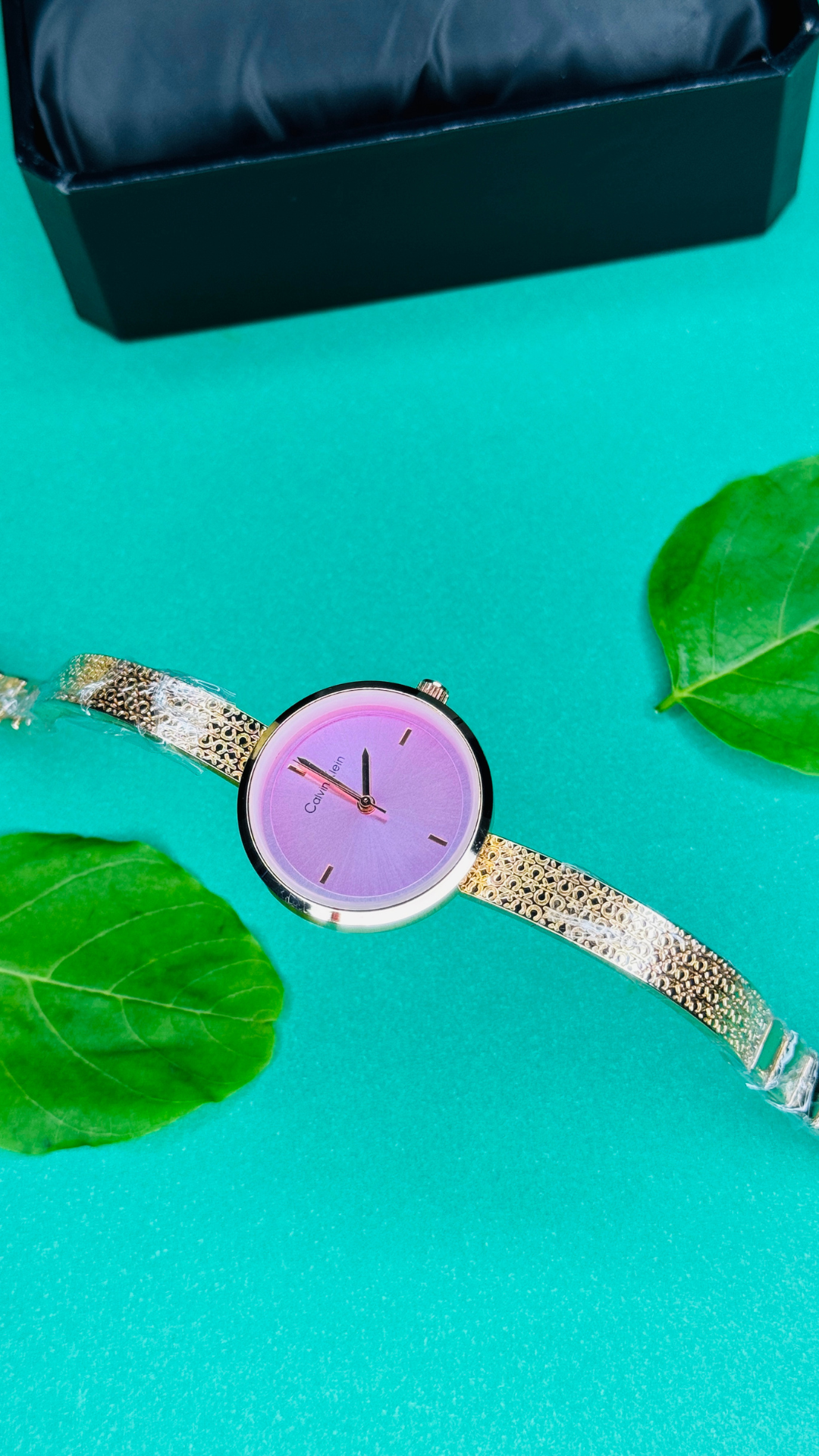 Midnight Grace - Black & Silver Designer Women's Watch