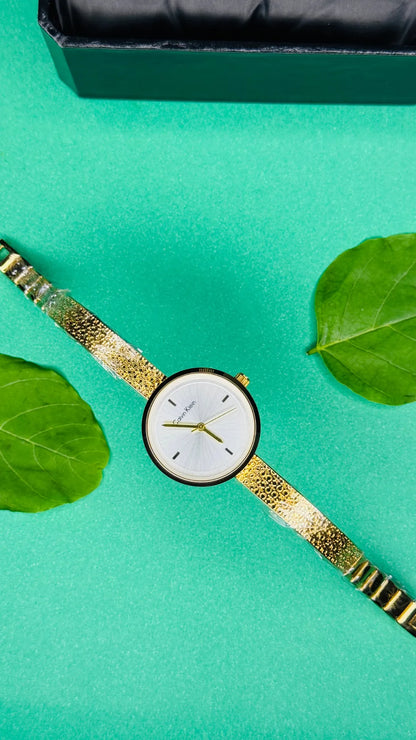 Midnight Grace - Black & Silver Designer Women's Watch