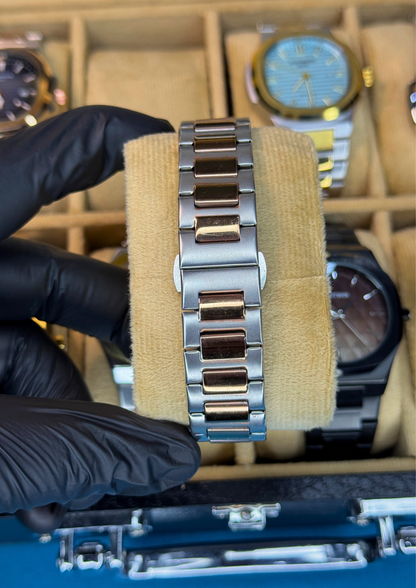 Patek Philippe Nautilus Style – Black Dial Elegance