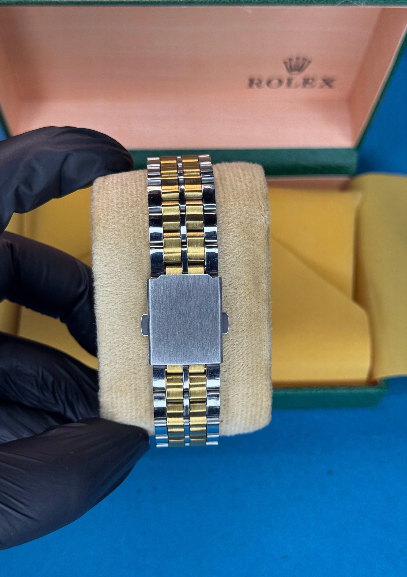 BYINO Automatic Watch – Gold & Silver Skeleton Dial