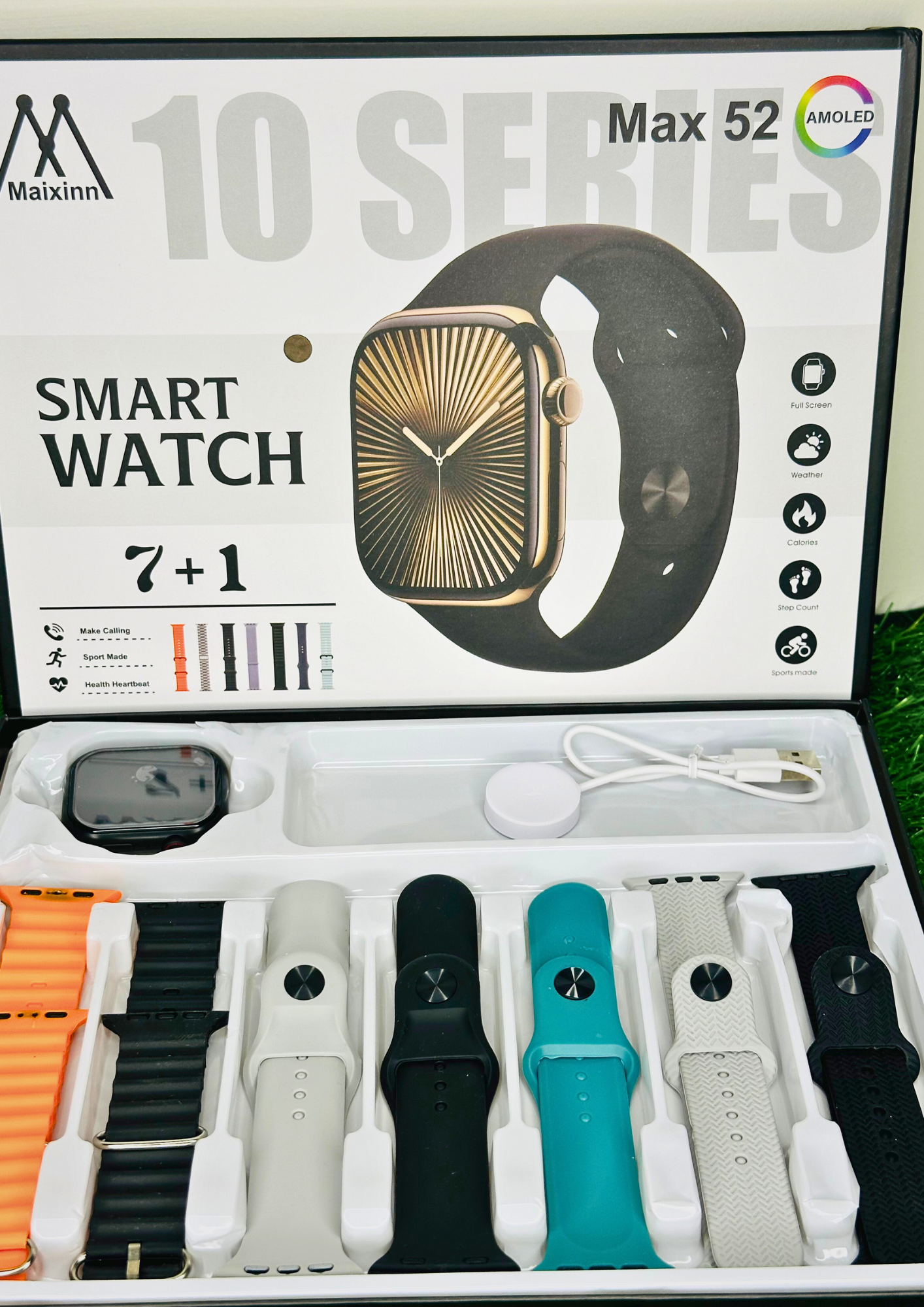 Maixinn Max 52 Smart Watch 7+1 Series — Premium AMOLED Smart Experience