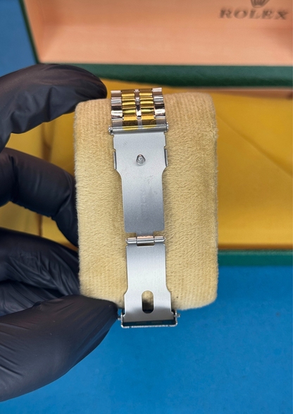 BYINO Automatic Watch – Gold & Silver Skeleton Dial