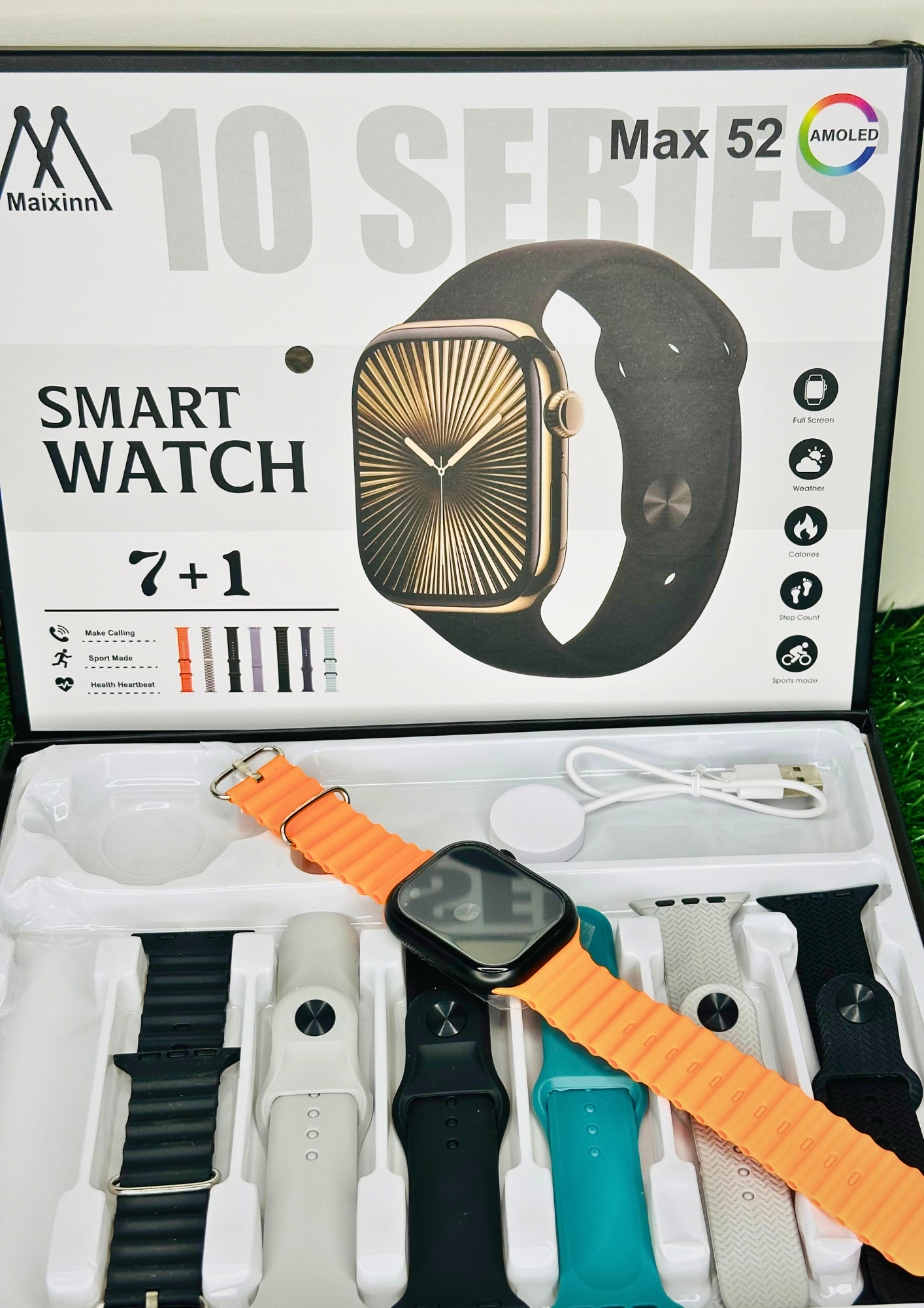 Maixinn Max 52 Smart Watch 7+1 Series — Premium AMOLED Smart Experience