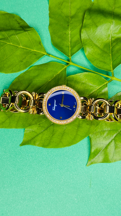 Royal Elegance - Blue & Gold Luxury Women’s Watch