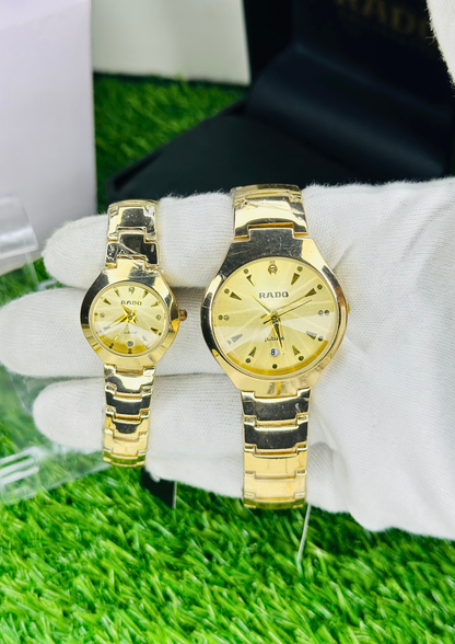 Rado Gold Jubilee Couple Watch Set – The Signature of Luxury