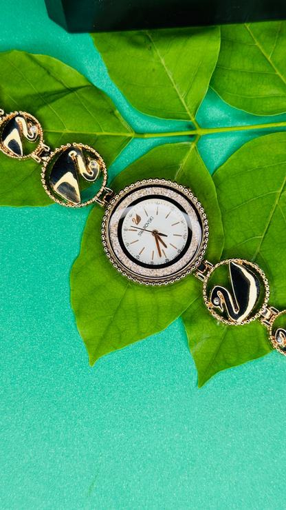 Golden Grace – Elegant Swarovski Women’s Watch