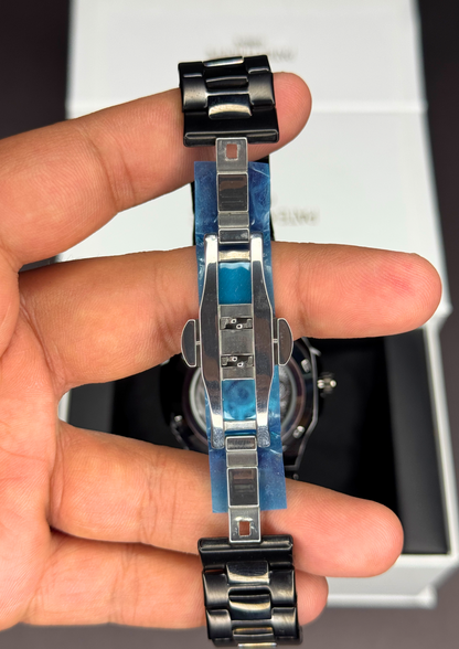 Patek Philippe Geneve – Luxurious Black & Green Automatic Watch