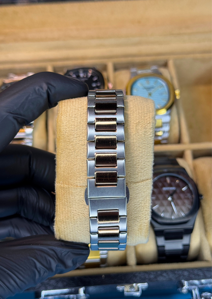 Patek Philippe Nautilus Style Watch – Maroon Dial