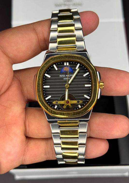 Patek Philippe Geneve – Two-Tone Gold & Silver Automatic Watch