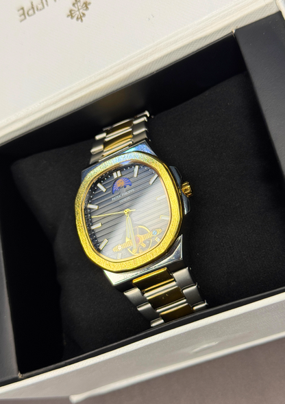 Patek Philippe Geneve – Two-Tone Gold & Silver Automatic Watch